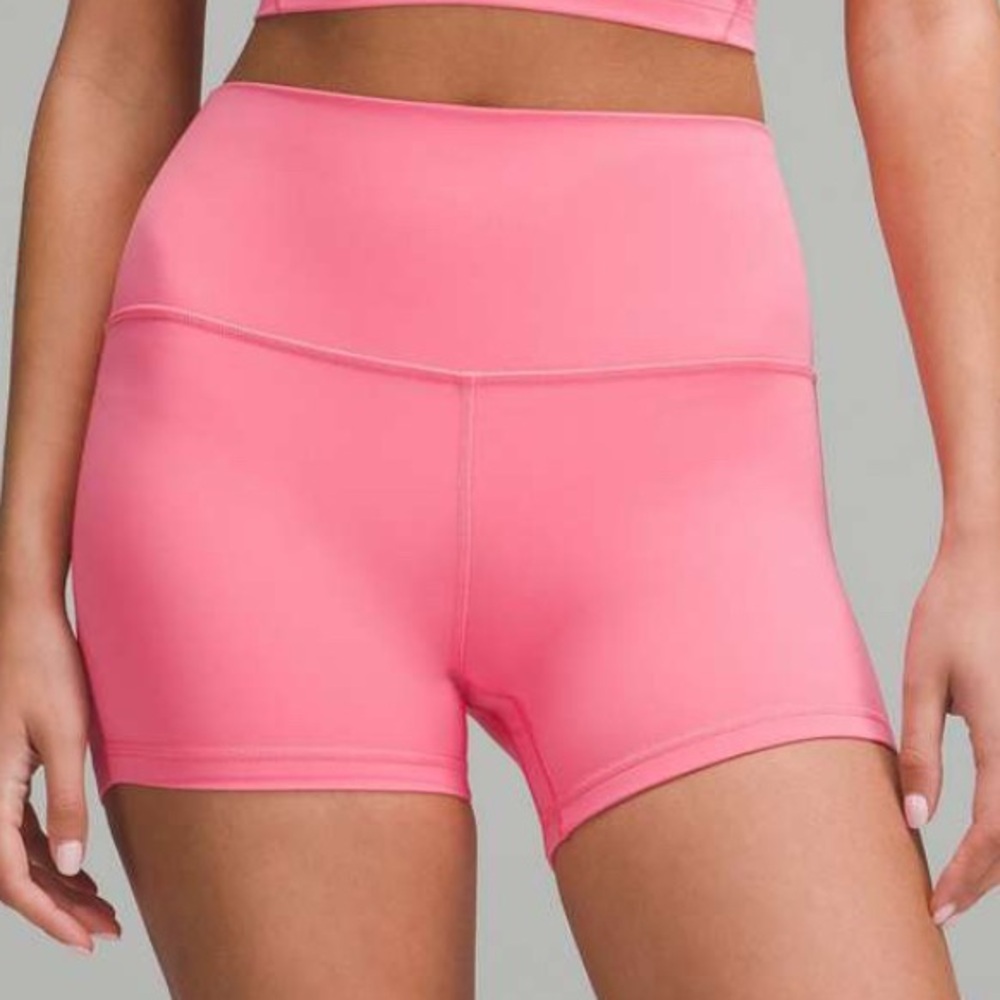 Lululemon ALIGN 6 shorts 4” inseam Sakura Pink